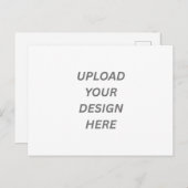 Create Your Own Custom Design Postcard Invitation インビテーションポストカード (正面/裏面)