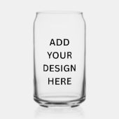 Create Your Own Custom Design Printed Can Glass ガラス缶 (正面)