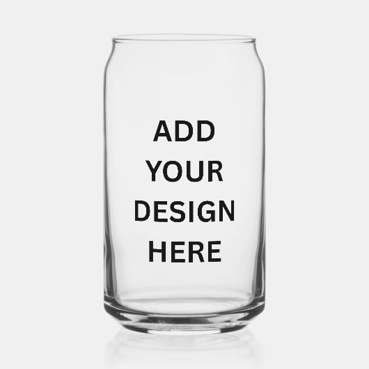 Create Your Own Custom Design Printed Can Glass ガラス缶 (正面)