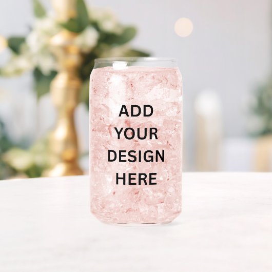 Create Your Own Custom Design Printed Can Glass ガラス缶 (インサイチュ (ウェディング))