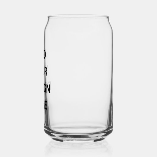 Create Your Own Custom Design Printed Can Glass ガラス缶 (左)