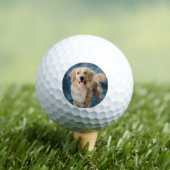 Create Your Own Custom Dog Pet Photo ゴルフボール (インサイチュ 木)