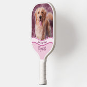 Create Your Own Custom Dog Photo Upload  ピックルボールラケット (左)