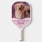 Create Your Own Custom Dog Photo Upload  ピックルボールラケット (裏面)