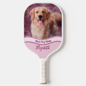 Create Your Own Custom Dog Photo Upload  ピックルボールラケット (正面)