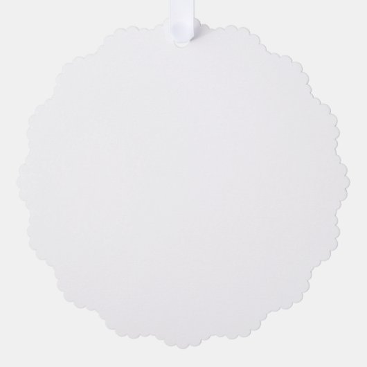 Create Your Own Custom Editable Photo Template オーナメントカード (正面)