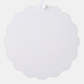 Create Your Own Custom Editable Photo Template オーナメントカード (裏面)