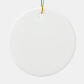 Create Your Own Custom Editable Photo Template セラミックオーナメント (正面)