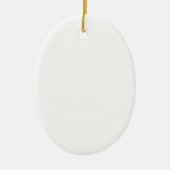  Create Your Own Custom Editable Photo Template セラミックオーナメント (正面)