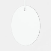  Create Your Own Custom Editable Photo Template メタルオーナメント (正面左)