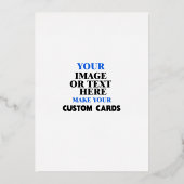 Create Your Own Custom Foil Invitations - Design 箔招待状 (正面)