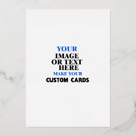 Create Your Own Custom Foil Invitations - Design 箔招待状