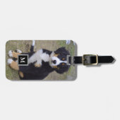 Create your own custom full photo monogram luggage ラゲッジタグ (正面横)