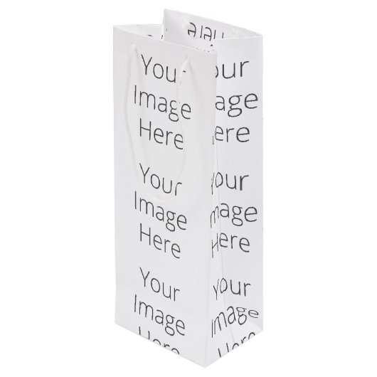 Create Your Own Custom Gift Bag - Wine, Glossy ワインギフトバッグ (裏面アングル)