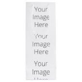 Create Your Own Custom Gift Bag - Wine, Glossy ワインギフトバッグ (裏面)