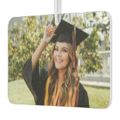 Create Your Own Custom Graduate 2 Photo カーエアーフレッシュナー (左)