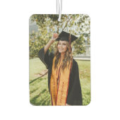 Create Your Own Custom Graduate 2 Photo カーエアーフレッシュナー (裏面)