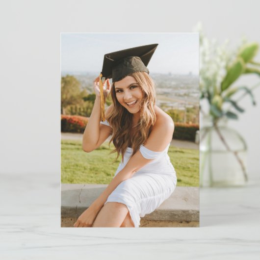 Create Your Own Custom Graduate 2 Photo 招待状 (スタンド正面)