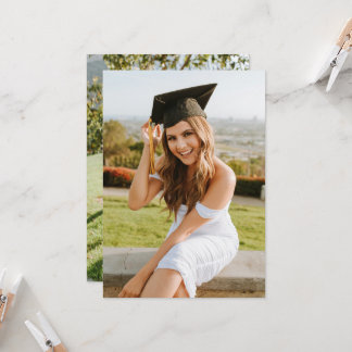 Create Your Own Custom Graduate 2 Photo 招待状