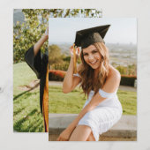 Create Your Own Custom Graduate 2 Photo 招待状 (正面/裏面)