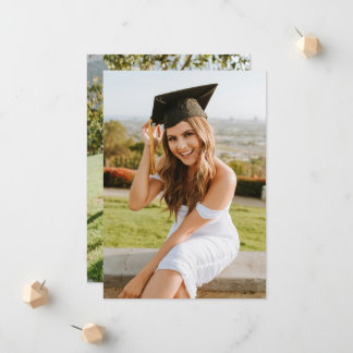 Create Your Own Custom Graduate 2 Photo 案内状