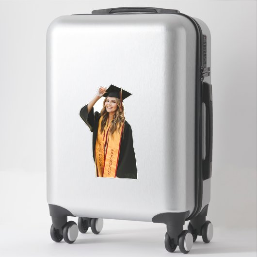 Create Your Own Custom Graduate Photo シール (スーツケース)