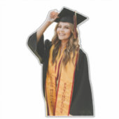 Create Your Own Custom Graduate Photo シール (正面)