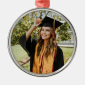 Create Your Own Custom Graduate Photo メタルオーナメント (正面)