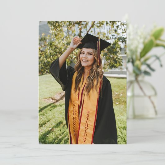 Create Your Own Custom Graduate Photo 案内状 (スタンド正面)