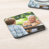 Create Your Own Custom Grandchildren Photo Gift コースター (左側)