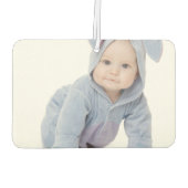 Create Your Own Custom Kids Children Photo Modern カーエアーフレッシュナー (裏面)