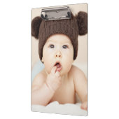 Create Your Own Custom Kids Children Photo Modern クリップボード (左)