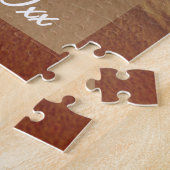 Create Your Own Custom Memorable Family Photo ジグソーパズル (側面)