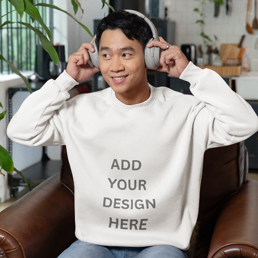 Create Your Own Custom Men's Basic Sweatshirt スウェットシャツ