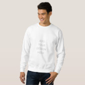 Create Your Own Custom Men's Basic Sweatshirt スウェットシャツ (正面フル)