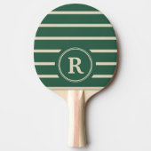 Create Your Own Custom Name Monogram Design 卓球ラケット (正面)