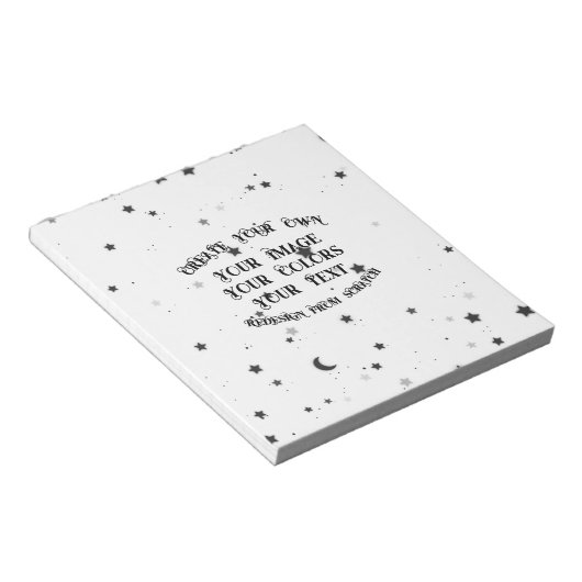 Create Your Own Custom Personalized ノートパッド (アングル)