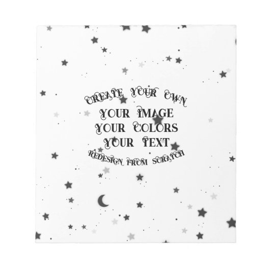 Create Your Own Custom Personalized ノートパッド (正面)