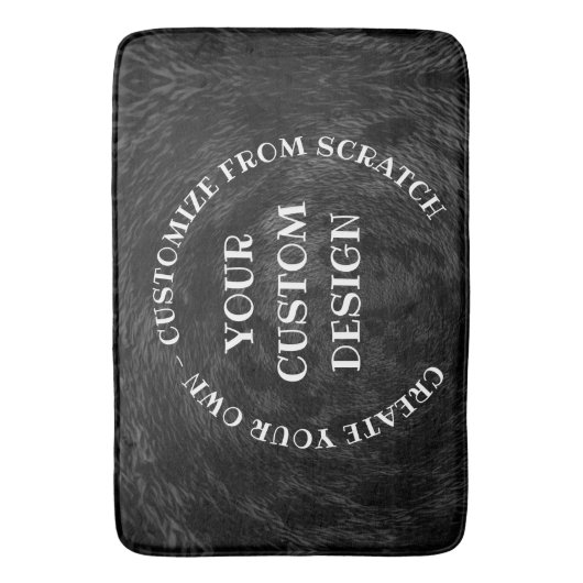 Create Your Own Custom Personalized バスマット (正面縦)