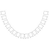 Create Your Own Custom Personalized バンティングフラッグ (全)