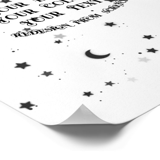 Create Your Own Custom Personalized ポスター (角)