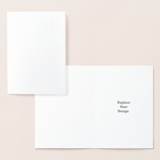 Create Your Own custom personalized﻿ Wedding 箔カード (ディスプレー)