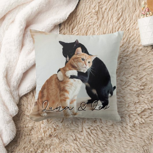 Create Your Own Custom Pet Photo クッション (ブランケット)