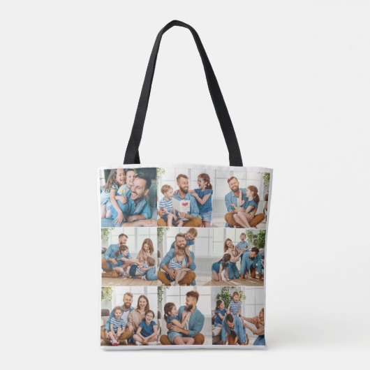 Create your own Custom Photo Collage Personalized トートバッグ (裏面)