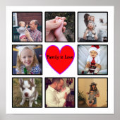 Create Your Own Custom Photo Collage With Text Key ポスター (正面)