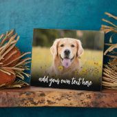 Create Your Own Custom Photo With Text フォトプラーク (側面)