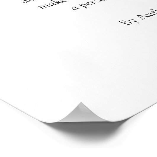 Create Your Own Custom Poem ポスター (角)