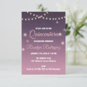 create your own custom Quinceanera 15 birthday 招待状 (スタンド正面)