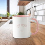 Create Your Own Custom Quote マグカップ<br><div class="desc">Create your own custom quote coffee mug. Features minimalist customizable typewriter typography.</div>