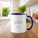 Create Your Own Custom Quote マグカップ<br><div class="desc">Create your own custom quote coffee mug. Features minimalist customizable typewriter typography.</div>